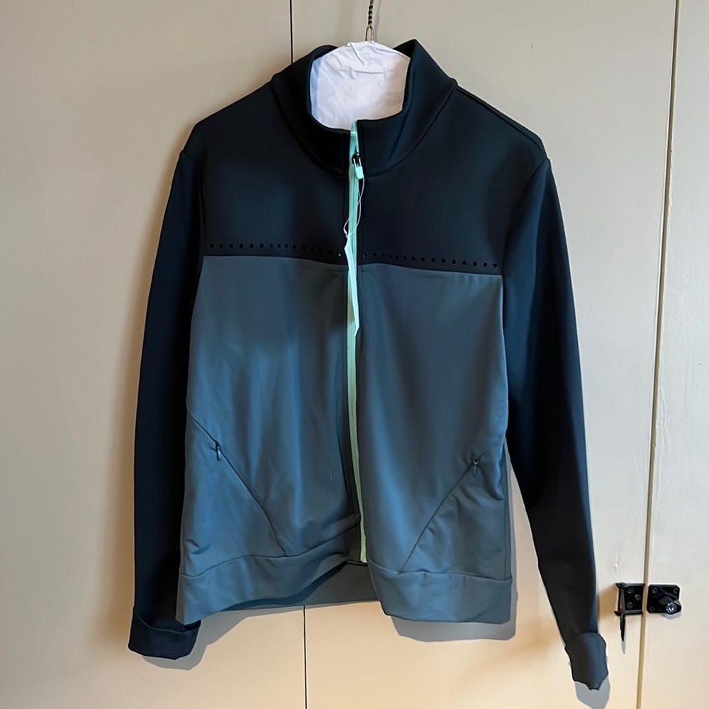 Fabletics Cleo jacket,  zip front, long sleeve 2 zip pockets NWT sz XL 12 - 14